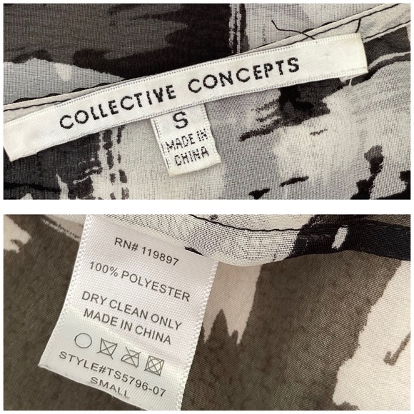 COLLECTIVE CONCEPTS SHEER TOP - Picture 5 of 5